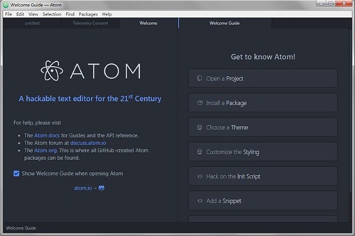 atom编辑器功能介绍1
