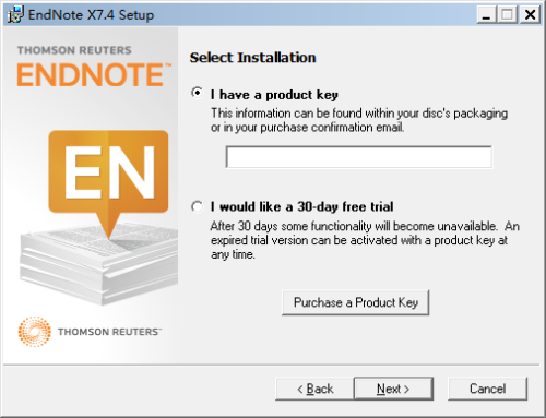endnote X7安装教程2