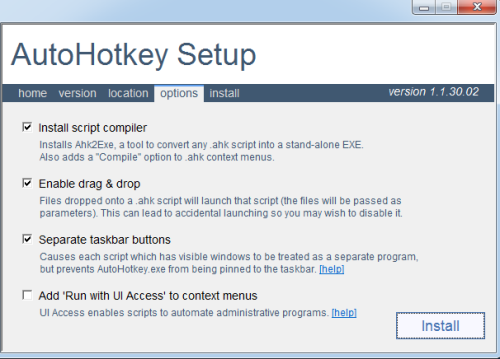 AutoHotkey安装方法4