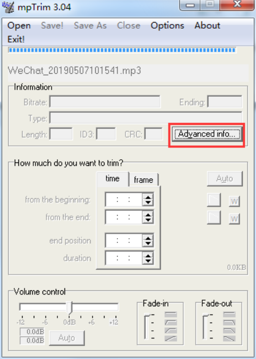 Mp3Trim官方版使用方法3