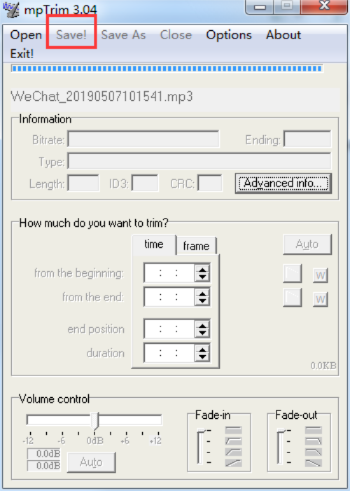 Mp3Trim官方版使用方法4