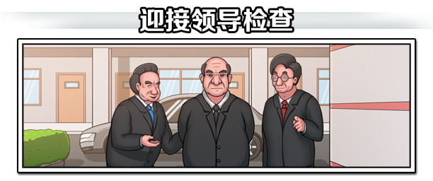 迎接领导检查