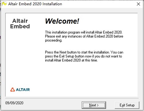 Altair Embed2020安装破解教程4