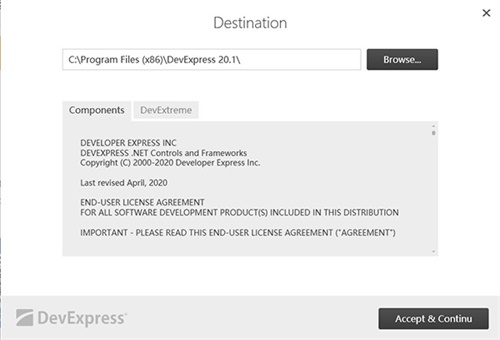 DevExpress 20安装破解教程3