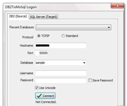 DB2ToMsSql数据库转移工具 v2.8 官方版