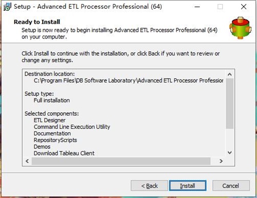 Advanced ETL Processor安装破解教程5
