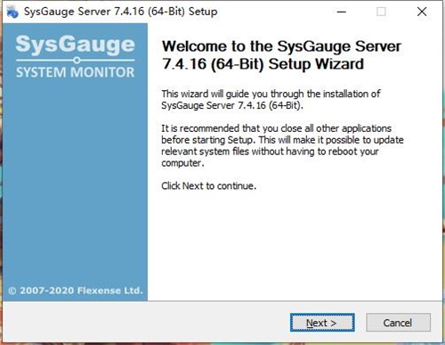 SysGauge Server安装破解教程1