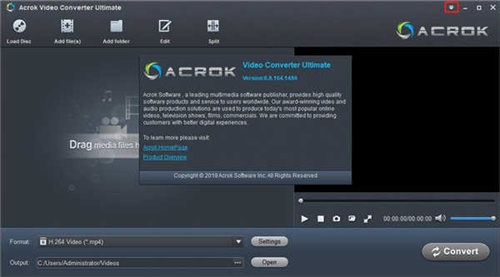 Acrok Video Converter安装破解教程8