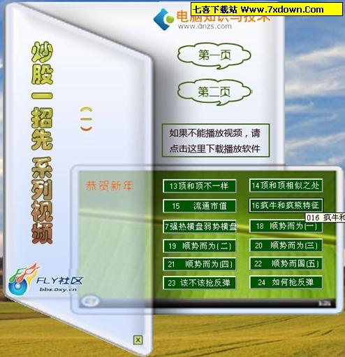 炒股一招先视频教学光盘(电脑知识与技术杂志