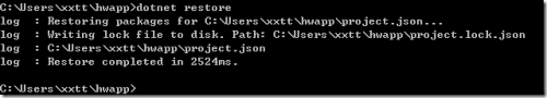 .net core使用步骤11