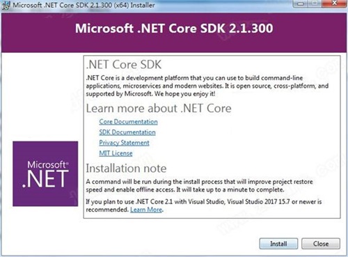 .net core官方下载 v2.2.8 windows版
