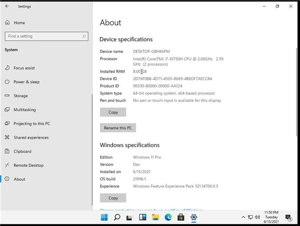 WIN11预览版镜像下载 v21996.1 汉化极速精简版